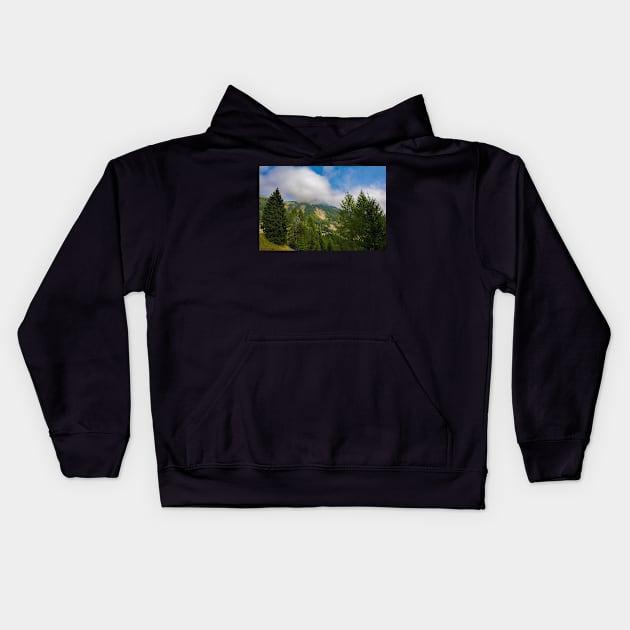 Monte Bivera in Friuli, North Italy Kids Hoodie by jojobob